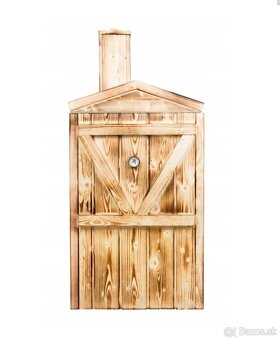 Drevená udiareň s ohniskom - 5