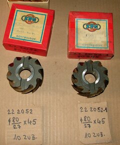 Frezy 22 2050 a 22 2052 d80/27 x 45 - 5