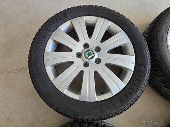 Predám pneu 205/50 R17 na originál diskoch Škoda - 5