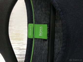 HUGO BOSS originál modre pánske tricko L - 5