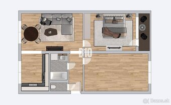 NA PREDAJ 3 izbový byt s balkónom v Bošanoch - 5