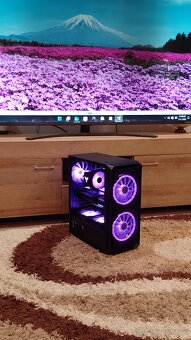 Herný výkonný PC–RTX 4060+Ryzen5 5500+32GB RAM+NVMe+2X SSD - 5