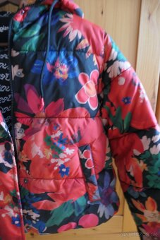 DESIGUAL original nenosena krasna moderna bunda L - 5