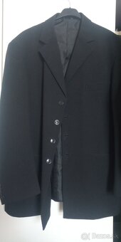 Saká obleky nohavice mikiny čierny kabat a rozne - 5