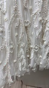 Koralkové biele šaty - 5