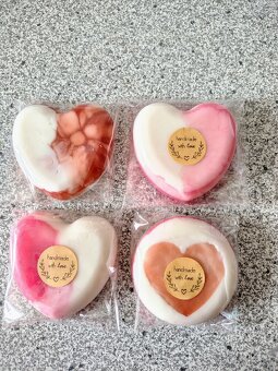 Mydlo handmade/homemade valentín - 5