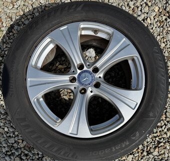 Mercedes Benz disky r18, 5x112 + zimné pneu Matador - 5