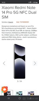 Note 14 pro 5g - 5