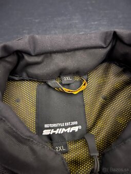 Bunda na moto Shima Mesh Pro čierno-biela - 5