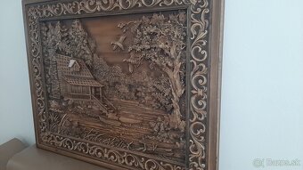 Drevený obraz 100×80cm.hr.4cm - 5