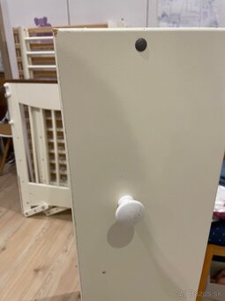 Detská postieľka s hojdacím mechanizmom / kolíska 120x60 - 5