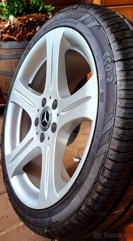 alu R18 5x112 orig. Mercedes CLS W219, pneu 245/40, NOVÉ - 5