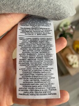 Sivá Nike mikina s kapucňou - 5