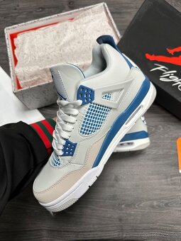 Air Jordan 4 Retro Military Blue tenisky - 5