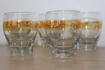 Set vintage pohárov - 5