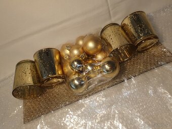 VIANOČNÁ SADA NA 4 ČAJOVÉ SVIEČKY - 5