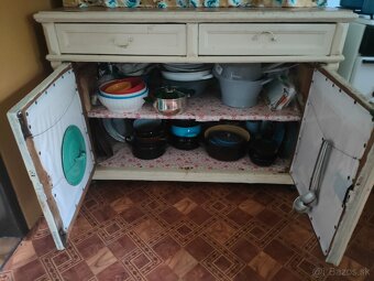 Retro kuchyňa - kredenc ( + stôl, + truhlica) - 5