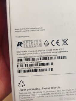 Iphone 17 Air 256GB Blue 💙 - 5