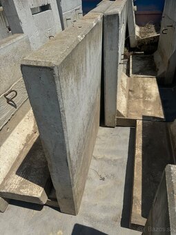 Betónové Elka, Oporný múr, spevnenie svahu - 5