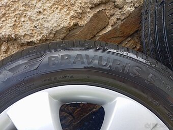 Sada disky+ pneumatiky letne originál škoda 5x112 r16 - 5