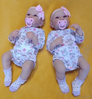 Realistické bábätká dvojičky Danka a Janka - 5