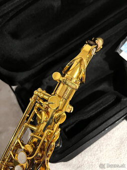 Predám nový alt saxofón Yamaha 380 YAS- komplet s príslušens - 5