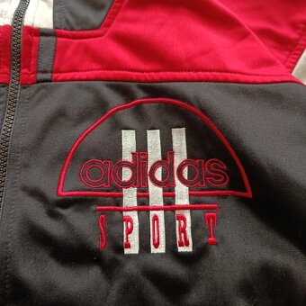 Vintage 80s Adidas tracksuit jacket retro tréningová bunda M - 5