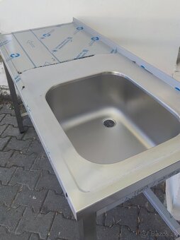 Umývacie stoly, nerezový gastro nábytok - 5