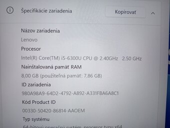Lenovo thinkpad t460 ,Intel(R) Core™i5 ,8gb ram ,Windows 11 - 5