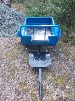 Malotraktor rotačná bubnová kosa -vlečka - 5