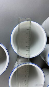 Pohár husi, s modrou linkou Moritz Zdekauer 6ks - 5