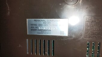Predám počítač Sharp MZ-800 - 5