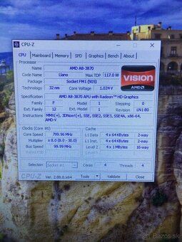 Gigabyte GA-A75M-UD2H+AMD A8 3870+4GB RAM - 5