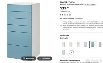 IKEA SMÅSTAD / PLATSA skrinka+komoda - 5
