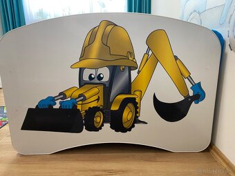 ZNÍŽENÁ CENA Detská posteľ so zásuvkou 180x90 BÁGER - modrá - 5