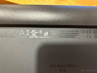 Logitech MX Keys Mini – bezdrôtová podsvietená klávesnica - 5