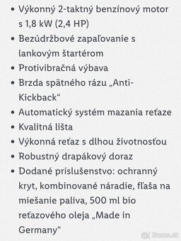 Benzinova motorova pila - 5