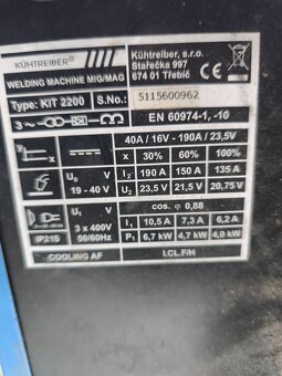 Zváračka CO2 - 5