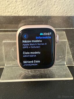 Predám Apple Watch Series 9 (GPS + Cellular), hliník, 41mm - 5