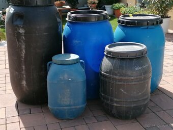 Plastové sudy plus možnosť dopraviť €€€ - 5