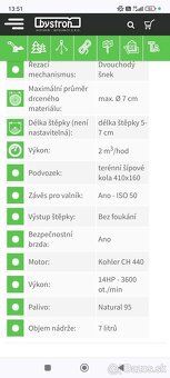 Drvič, štiepkovač konárov - 5