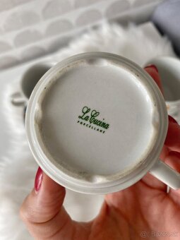 Retro taliansky porcelánový espresso set Tognana - 5