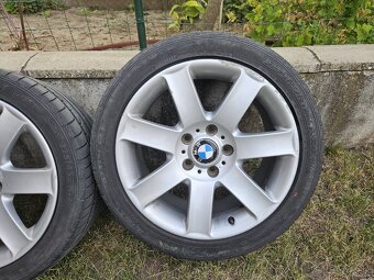 BMW r17 hliníkové disky +pneu 225/45 r17 - 5