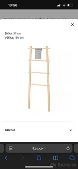 IKEA VILTO dreveny stojan na uteraky - 5