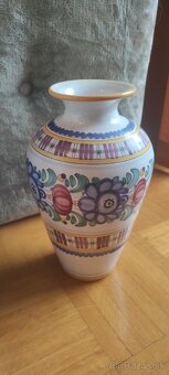Váza - Krásne tradičné vázi, ako nové - Modranská Majolika - 5