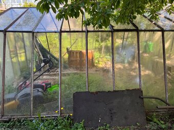 Predam hlinikovy srubovany sklenik 3x4m - 5