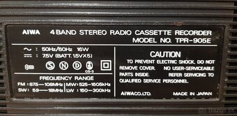 Boombox AIWA TPR- 905 E - 5
