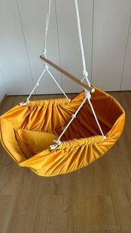 Hojdačka, zavesne kreslo, kolíska na uspavanie detí, kidvak - 5