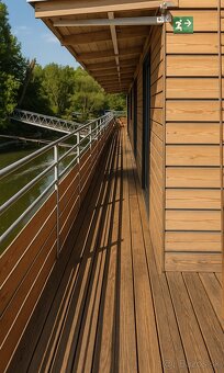 Štýlový houseboat 427 m² v drevenom švajčiarskom dizajne - 5