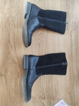 Čižmy dievčenské mierne zateplené veľkosť 36 37 - 5